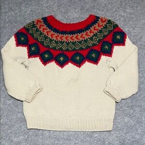 Homeknit Nordic Fair Isle Wool Sweater